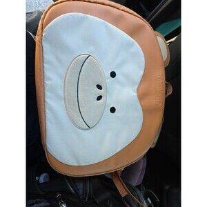 Lulyboo Monkey Animal Print Kids Backpack Small Brown Beige with Harness Strap